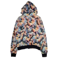 PHENOMENON フェノメノン 総柄 ジップアップ フーディー パーカー マルチカラー Size L 福生店