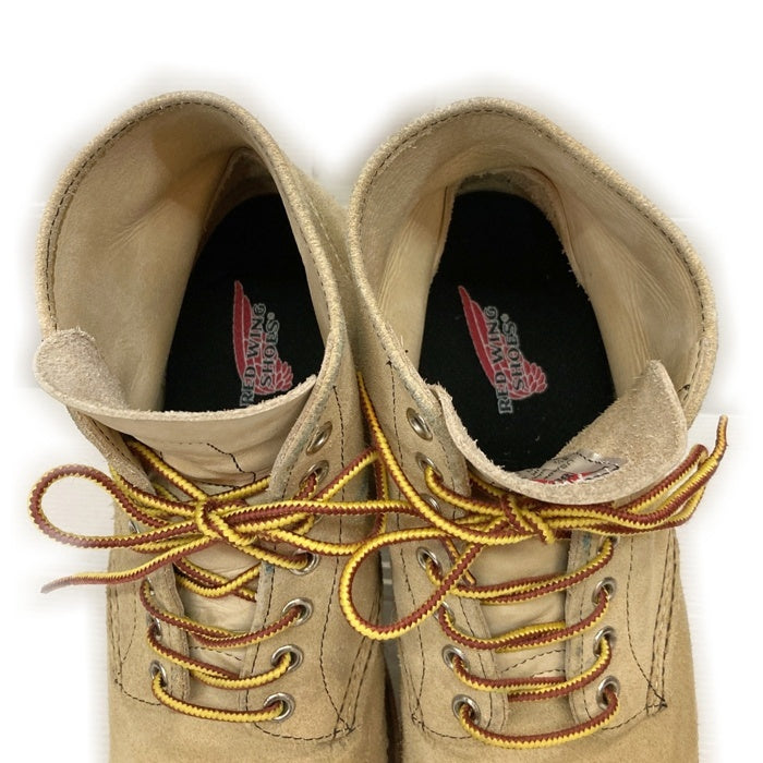 REDWING レッドウィング 8167 2011年製 スウェード レースアップブーツ ベージュ size26.5cm 瑞穂店