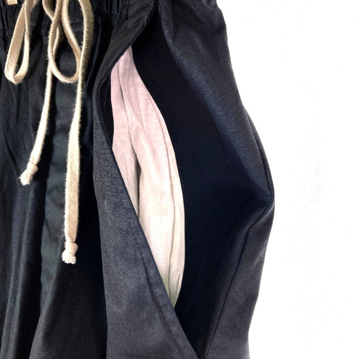 RICK OWENS リックオウエンス RU17S9381 ドローストリング サルエルパンツ ブラック size48 瑞穂店