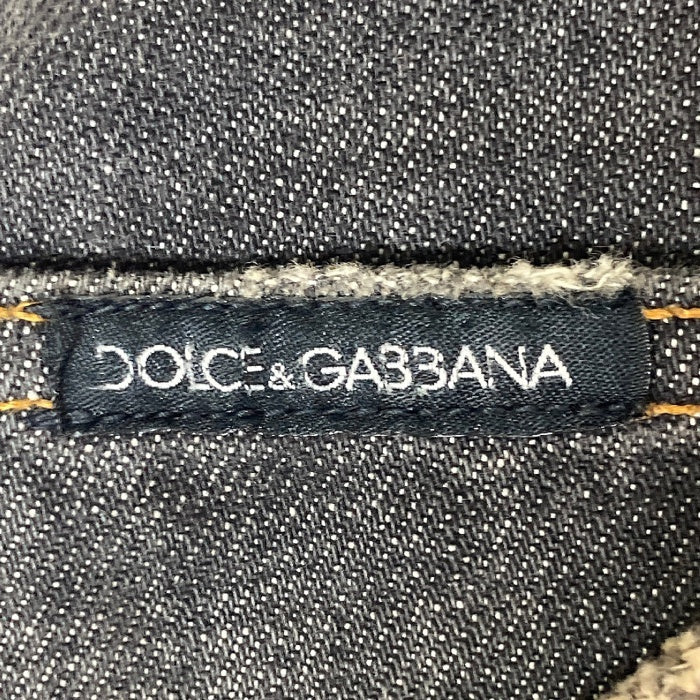 DOLCE&GABBANA ドルチェアンドガッバーナ プレート デニムパンツ グレー size54 瑞穂店