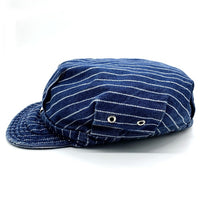 JOE McCOY ジョーマッコイ 8HOUR UNION ウォバッシュストライプ ワークキャップ ネイビー Size 7 1/2 福生店