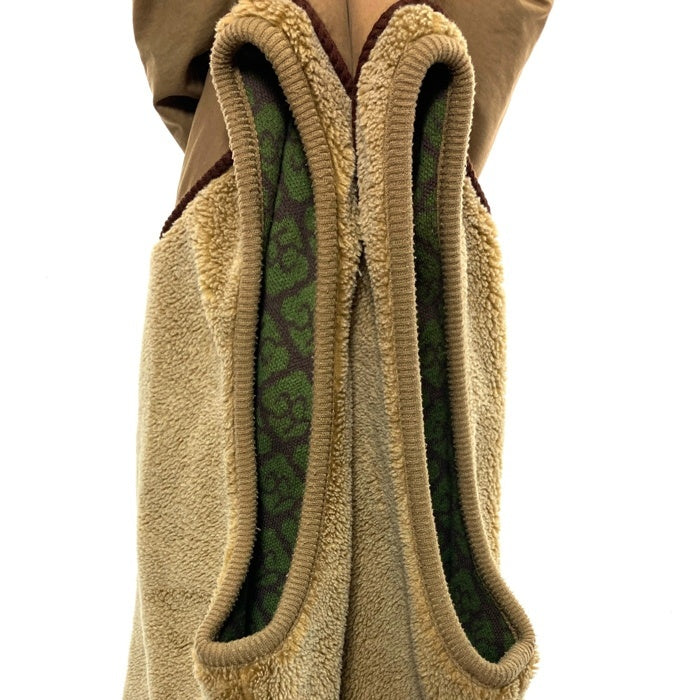 Gohemp ゴーヘンプ フード付きベスト ブラウン sizeS 瑞穂店