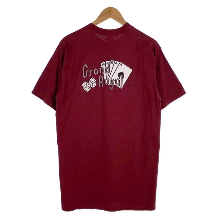 90's Grand Royal グランドロイヤル プリントTシャツ ボルドー ビースティボーイズ JERZEES USA製 Size L 福生店