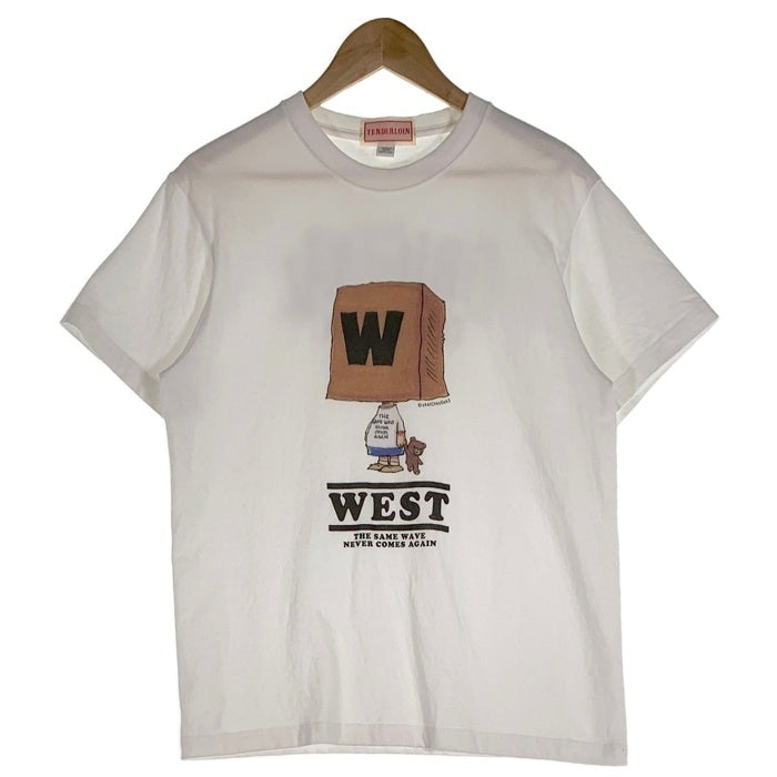 TENDERLOIN テンダーロイン sKetChboOok3 スケッチブック WEST ウエスト T-SHIRT プリントTシャツ ホワイト Size M 福生店