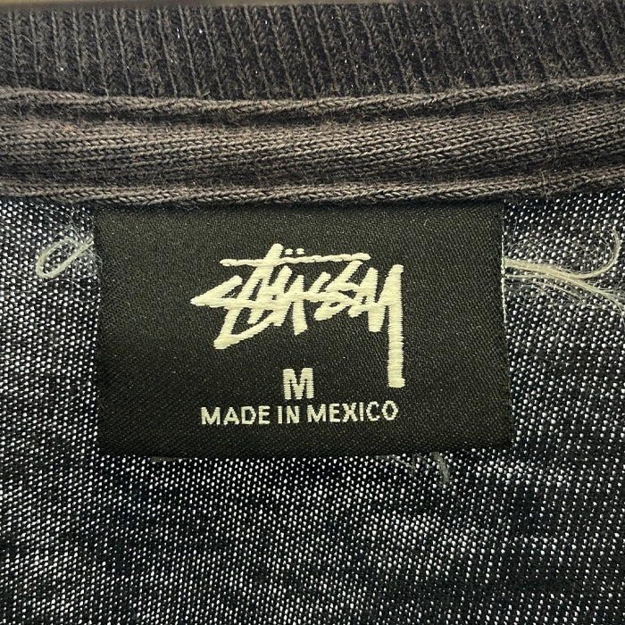 STUSSY ステューシー トライブ クラウン Tシャツ ブラック sizeM 瑞穂店