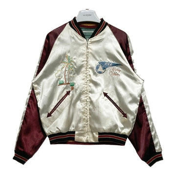 TAILOR東洋 TT11145 FLYING CLIPPERS FOURTH BUT FIRST インディアン ハワイ リバーシブルスカジャン ホワイト×ボルドー×グリーン sizeM 瑞穂店