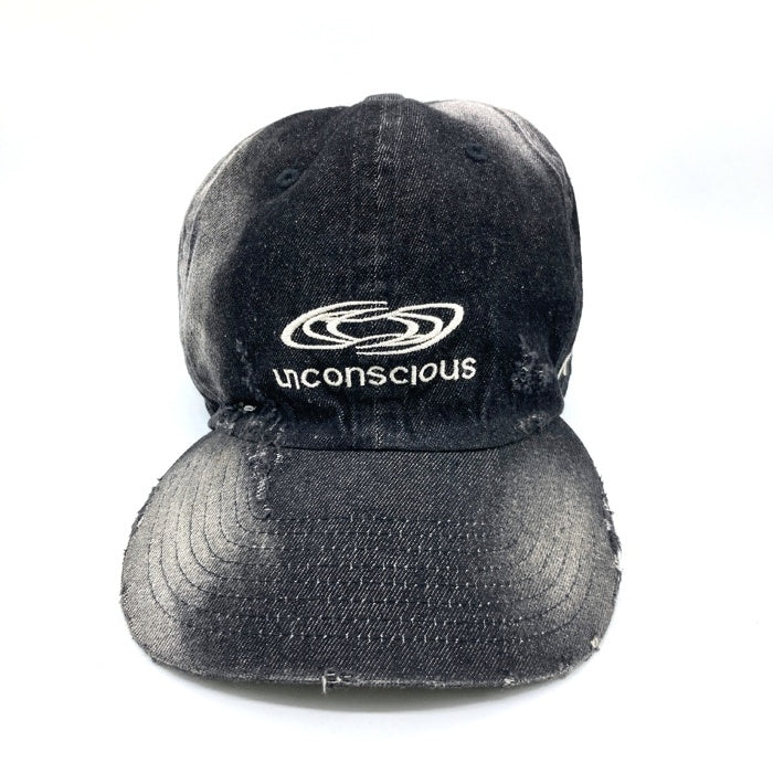 unconscious アンコンシャス デストロイ加工 キャップ ブラック 瑞穂店