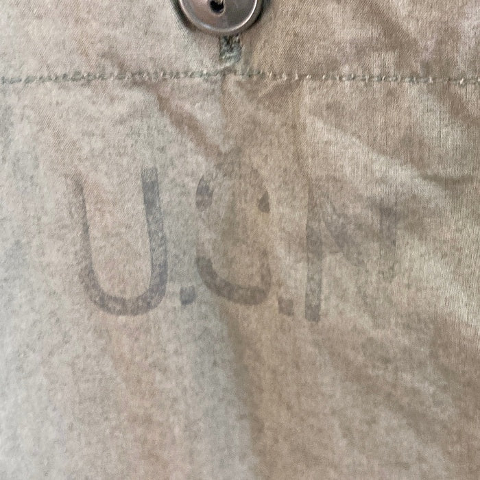 BUZZ RICKSON’S バズリクソンズ BR28219 ユーティリティシャツ N-3 復刻 長袖シャツ USNスタンプ 海軍 カーキ size17 瑞穂店