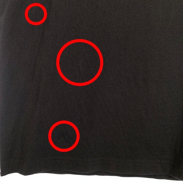 MONCLER モンクレール SS T-SHIRT ショートスリーブTシャツ ブラック ネックロゴプリント ワッペン 23年 J10918C00044 8390T Size M 福生店