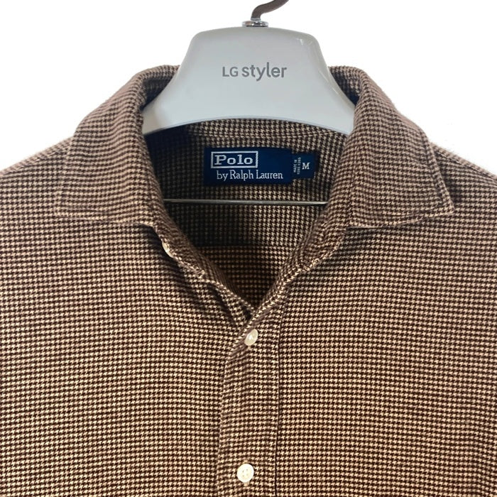 Polo Ralph Lauren ポロラルフローレン 千鳥柄 ネルシャツ ブラウン sizeM 瑞穂店