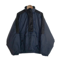 90-00's NIKE ナイキ ナイロン アノラック プルオーバージャケット 中綿 ネイビー ブラック Size M 福生店