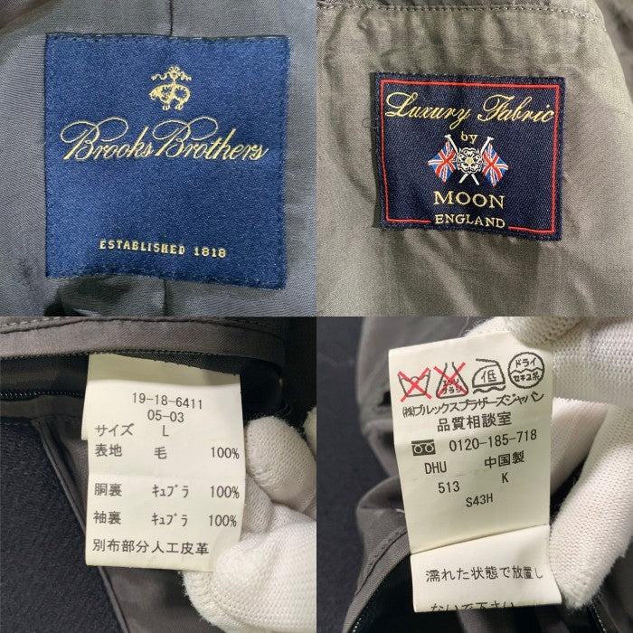 Brooks Brothers ブルックスブラザーズ ウール ジップアップジャケット ハーフ丈 ブラック Size L 福生店