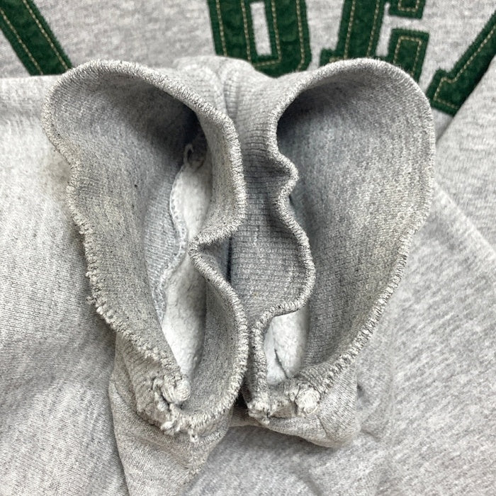 90's L.L.Bean エルエルビーン アーチロゴワッペン 前V スウェットトレーナー RUSSELLボディ USA製 グレー Size L 瑞穂店