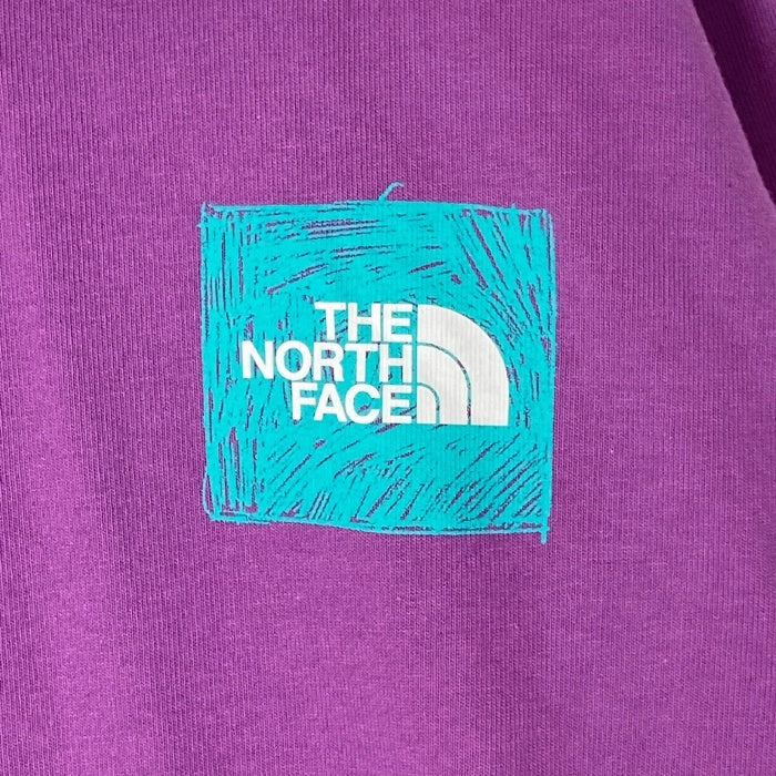 THE NORTH FACE ザノースフェイス NT32438 L/S Sleeve Graphic Tee パープル sizeL 瑞穂店