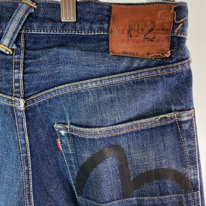 EVISU エヴィス No2 Lot2000Z カモメペイント デニムパンツ インディゴ size32×35 瑞穂店