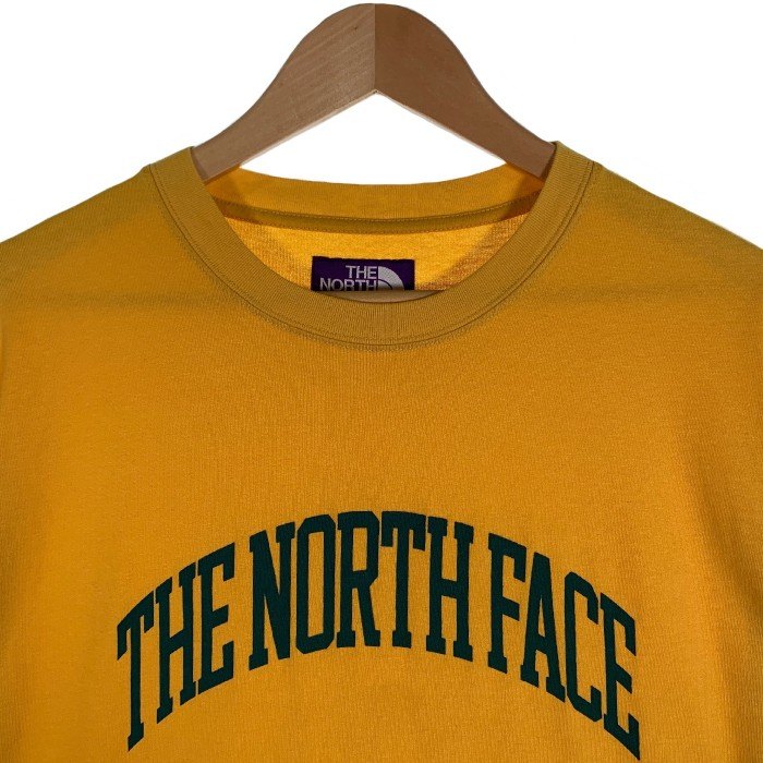 THE NORTH FACE PURPLE LABEL ノースフェイスパープルレーベル 23SS アーチロゴ プリントTシャツ イエロー NT3324N Size M 福生店