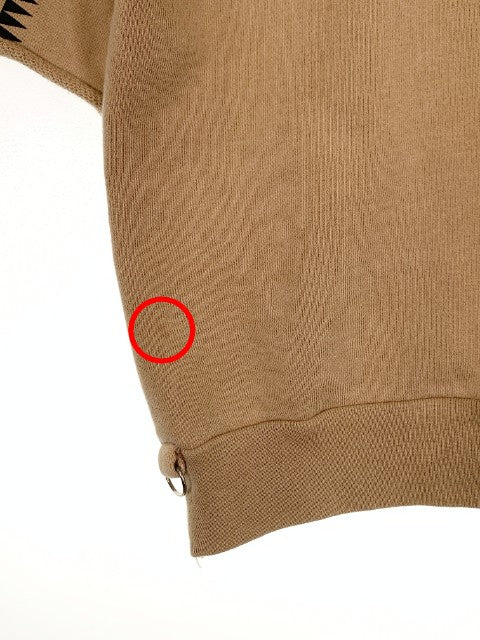 UNDERCOVER アンダーカバー 16SS SCAB期 復刻 5分袖 スウェットパーカー ベージュ Size 2 福生店