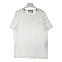 GUCCI グッチ 441685-X3A80 ロゴプリント Tシャツ ホワイト sizeL 瑞穂店