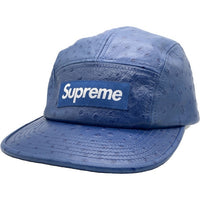 SUPREME シュプリーム 26SS Ostrich Embossed Leather GORE-TEX Camp Cap オーストリッチエンボスレザー キャンプキャップ ブルー 福生店