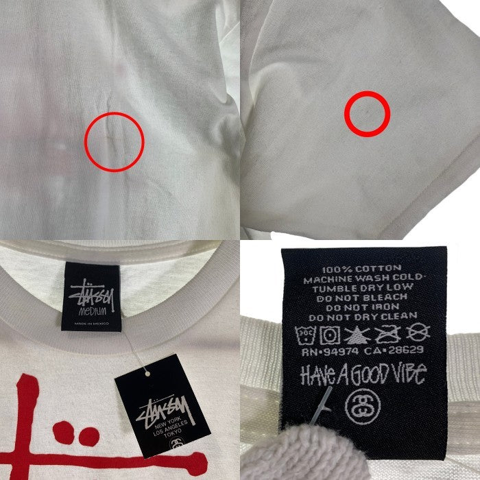 00's STUSSY ステューシー FUTURA フューチュラ フォトプリント Tシャツ ホワイト Size M 福生店