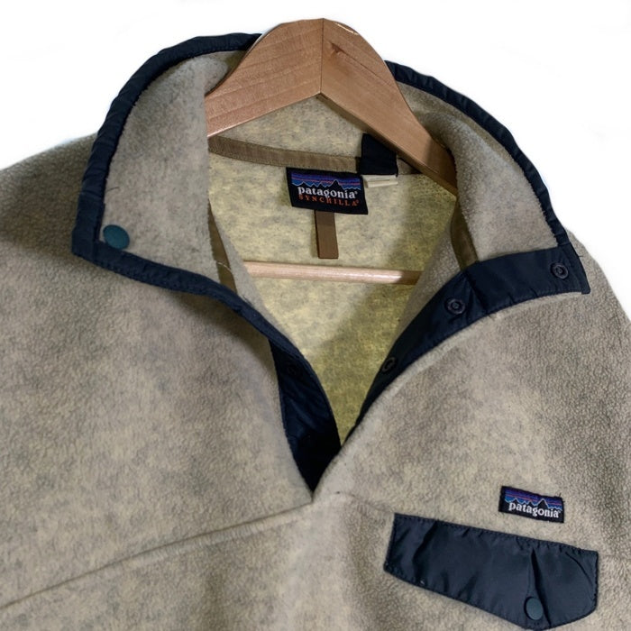 patagonia パタゴニア Synchilla Snap-T Pullover シンチラ スナップT プルオーバー フリース グレー ナチュラル 25450 E F00 Size S 福生店