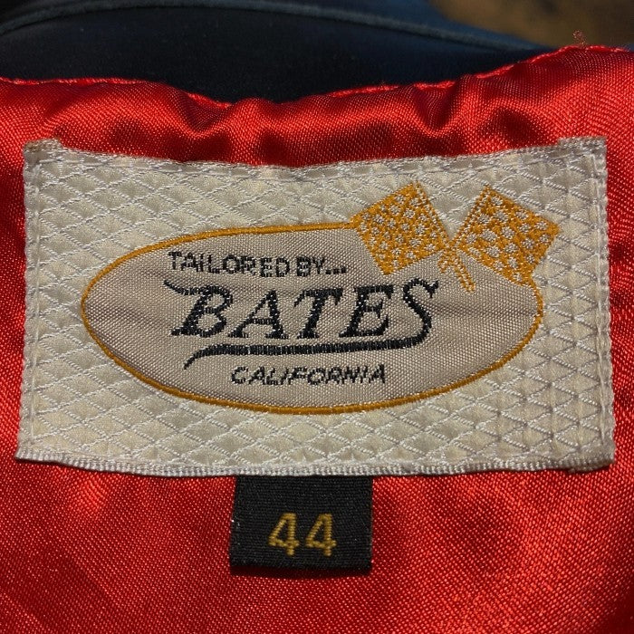 BATES ベイツ レザーシングルライダースジャケット ブラック 牛革 Size 44 福生店