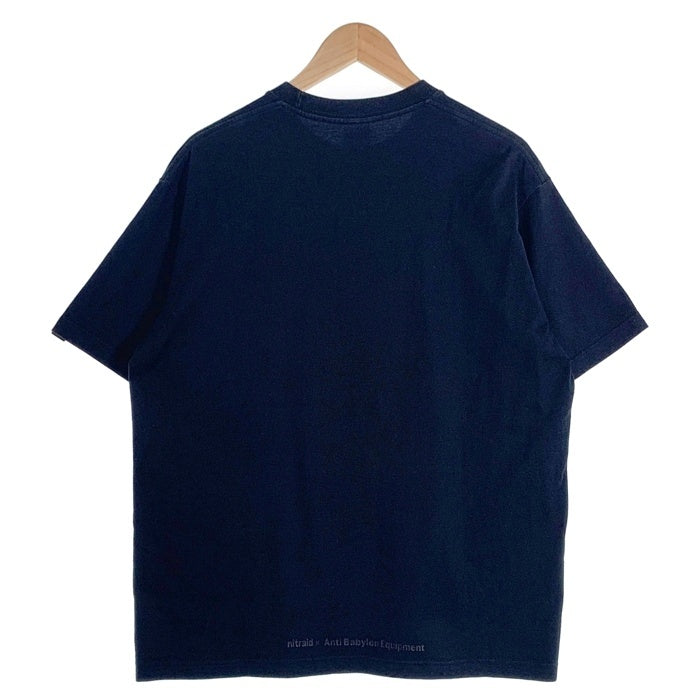 NITRAID ナイトレイド プリント Tシャツ ブラック 女性 Size XL 福生店