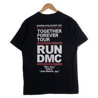 Ricky Powell リッキーパウエル RUN DMC ランディーエムシー フォトプリント Tシャツ TOGETHER FOREVER TOUR ブラック Size M 福生店