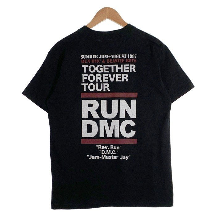 Ricky Powell リッキーパウエル RUN DMC ランディーエムシー フォトプリント Tシャツ TOGETHER FOREVER TOUR ブラック Size M 福生店