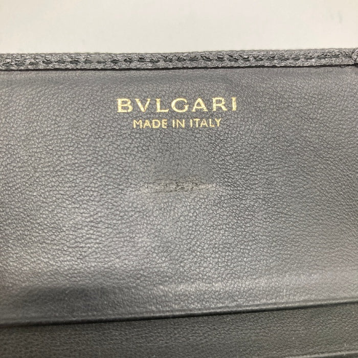 BVLGARI ブルガリ 三つ折り財布 ビーゼロワン レザー ロゴクリップ 黒 瑞穂店