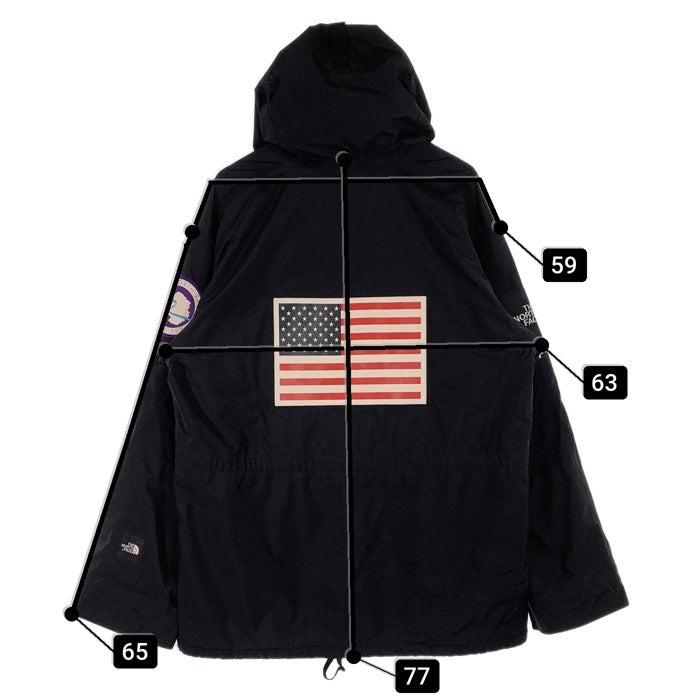 SUPREME シュプリーム 17SS THE NORTH FACE ノースフェイス Trans Antarctica Expedition Pullover トランスアンタークティカ エクスペディション プルオーバー GORE-TEX ゴアテックス ブラック NP01701I Size L 福生店