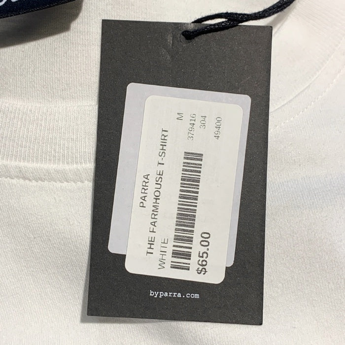 Parra パラ THE FARMHOUSE T-SHIRT ザファームハウス プリントTシャツ ホワイト Size M 福生店