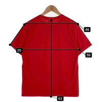 EVISU エヴィス カモメ刺繡 Tシャツ レッド Size L 福生店