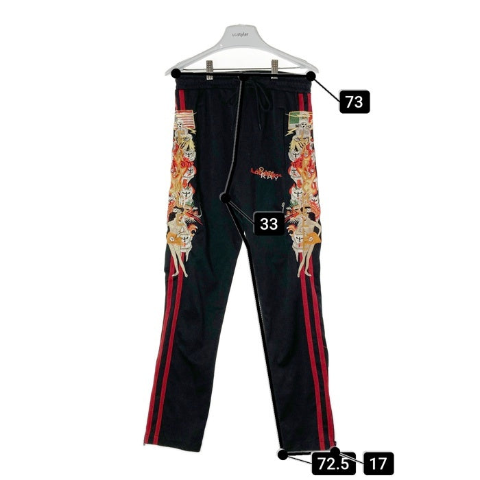 doublet ダブレット 18AW18PT85 CHAOS EMBROIDERY TRACK PANT ブラック sizeS 瑞穂店