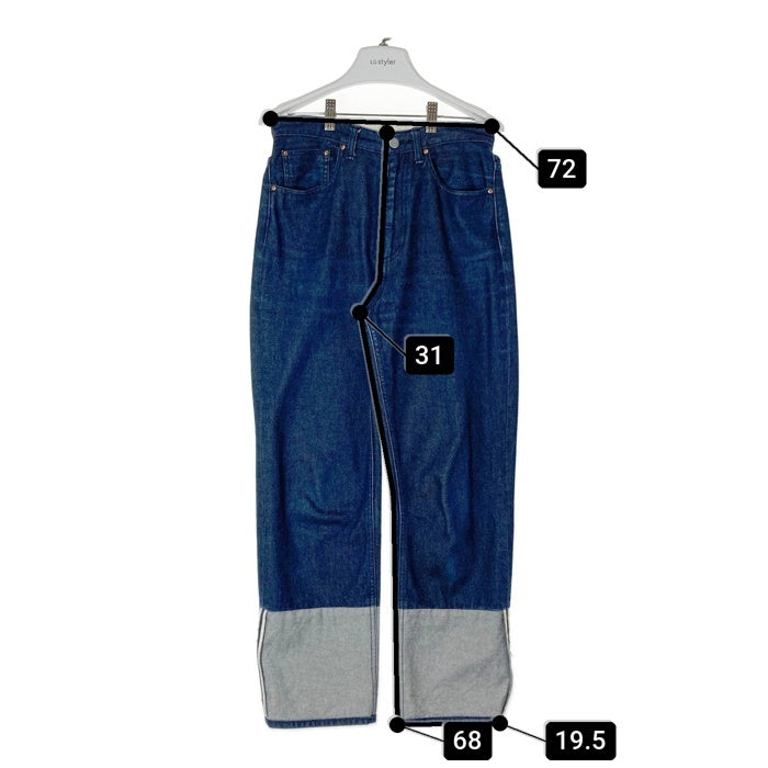 Traditional Weatherwear トラディショナルウェザーウェア L232CIFPT0209EM カラー ブロックパンツ デニム インディゴ sizeS 瑞穂店