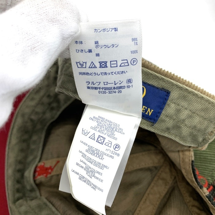 POLO RALPH LAUREN ポロ ラルフローレン コーデュロイ キャップ ウッドランドカモ 福生店