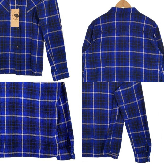 RATS ラッツ 24AW COTTON FLANNEL BLUE CHECK SHIRT コットンフランネルブルーチェックシャツ ブルー 24’RS-0805 Size M 福生店