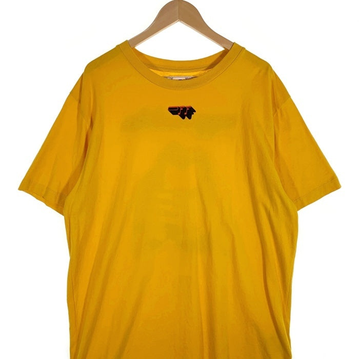 OFF-WHITE オフホワイト Mirko Artist S/S Slim Tee ミルコアーティストプリントTシャツ イエロー OMAA027E20JER012 Size XL 福生店