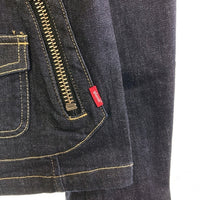 glamb グラム ストレートデニム ダブルライダースジャケット インディゴ GB15AT/RLX01 Size 4 瑞穂店