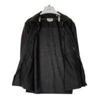 HERMES エルメス ウール フルジップ シャツジャケット チャコールグレー size40 瑞穂店