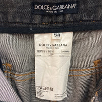 DOLCE&GABBANA ドルチェアンドガッバーナ プレート デニムパンツ グレー size54 瑞穂店