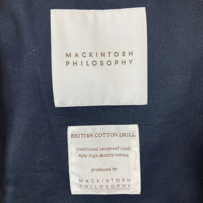 MACKINTOSH PHILOSOPHY マッキントッシュフィロソフィー H1F35-810-29 マウンテンパーカー ネイビー size38※首汚れあり 瑞穂店