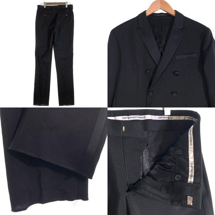 EMPORIO ARMANI エンポリオアルマーニ セットアップ P1V23G P1046 ブラック イタリア製 Size 48 福生店