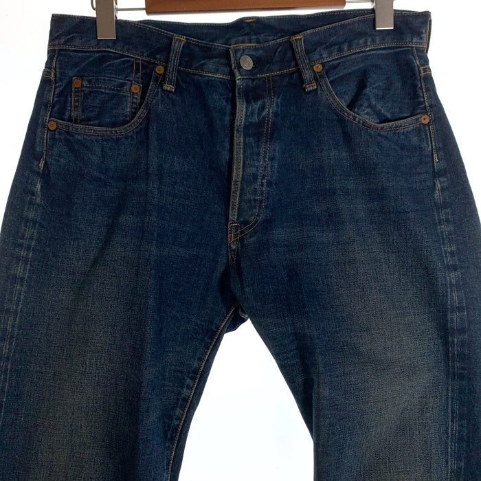 Johnbull ジョンブル Sewing Chop O'alls 502BD ソーイングチョップ デニムパンツ インディゴ NO.168 C-0Y-3858 W34 福生店