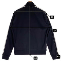 MONCLER モンクレール ZIP UP CARDIGAN ジップアップ カーディガン トラック ジャケット ブラック ホワイト 54024212UFQW Size M 福生店