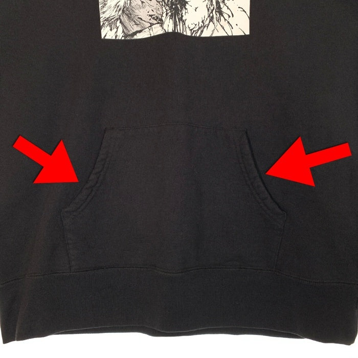 SUPREME シュプリーム 17AW AKIRA アキラ Arm Hooded Sweatshirt アーム プルオーバースウェットパーカー ブラック Size XL 福生店