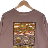 Patagonia パタゴニア M's L/S Summit Road Responsibili-Tee サミットロード 長袖 Tシャツ ロンT ピンク Size L 福生店