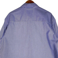 Carhartt WIP カーハートワークインプログレス L/S ASHER SHIRT ロングスリーブ アッシャーシャツ ストライプ ホワイト ブルー スナップボタン Size S 福生店