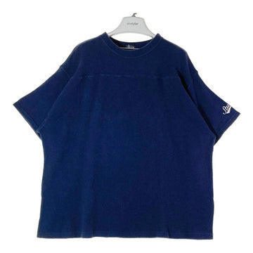 STUSSY ステューシー USA製 フットボールTシャツ サーマル ネイビー sizeL 瑞穂店