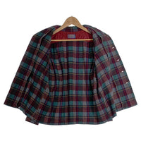 70's PENDLETON ペンドルトン ボードシャツ チェックウール グリーン Size XL 福生店